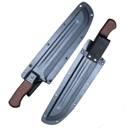 Fallout - duży nóż obozowy w stylu industrialnym natural micarta