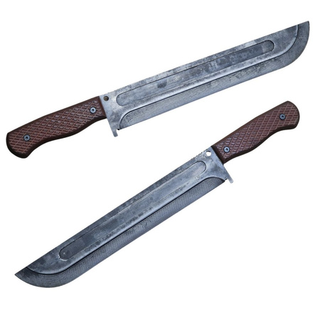 Fallout - duży nóż obozowy w stylu industrialnym natural micarta